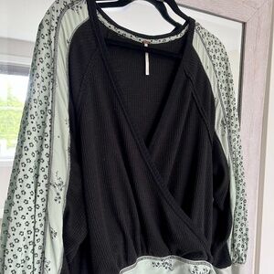 Free People Bogemian Raglan Wrap, Large